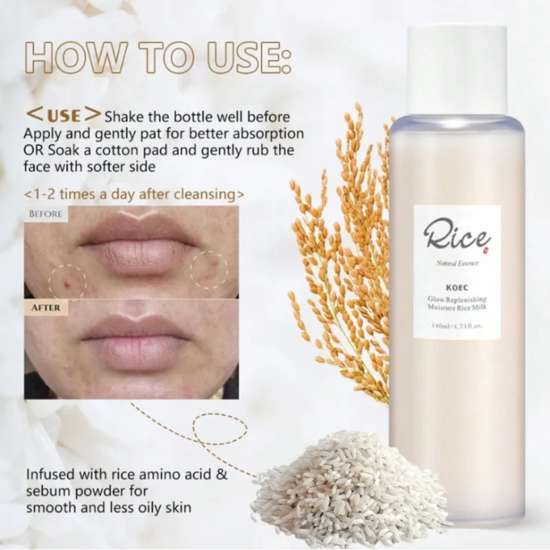 3pcs Rice Honey Facial Skincare Set