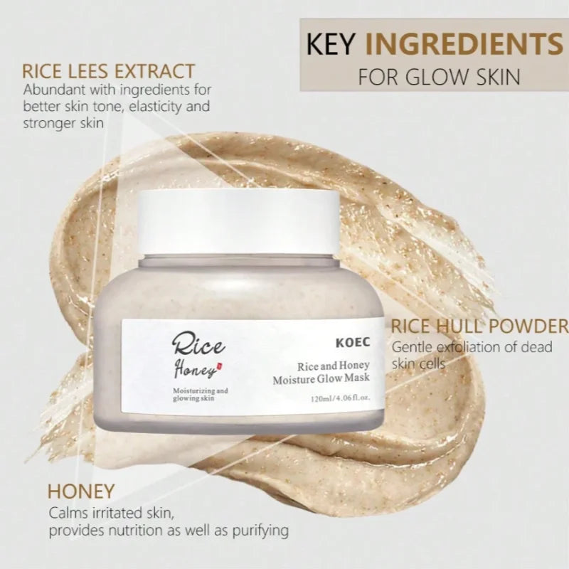 3pcs Rice Honey Facial Skincare Set